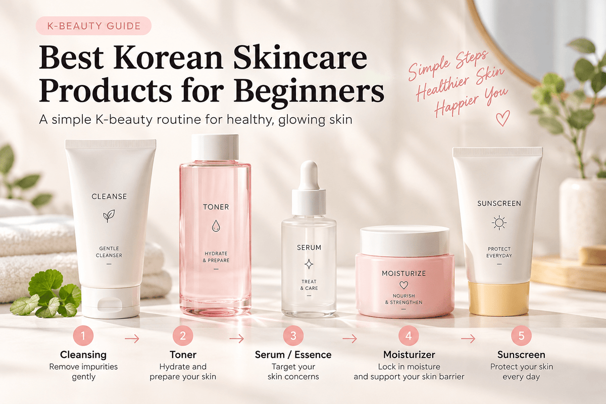 Best Korean Skincare Products for Beginners: A Simple K-Beauty Routine - K-Beauty Billy | Korean Skincare & Cosmetics