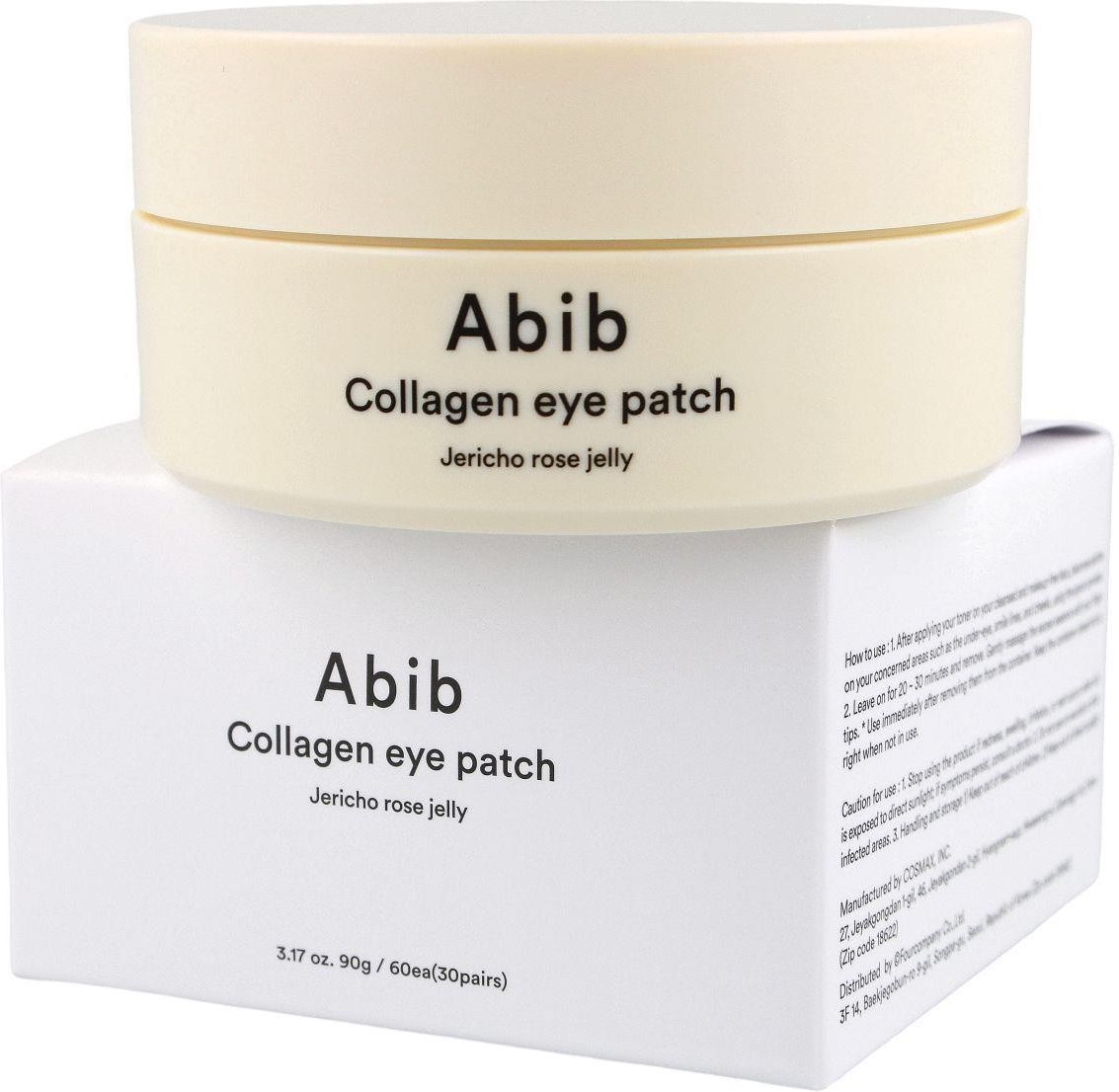 Abib Collagen Eye Patch 60pcs Hydrating Under Eye Gel Pads Korean Skincare New - K-Beauty Billy | Korean Skincare & Cosmetics