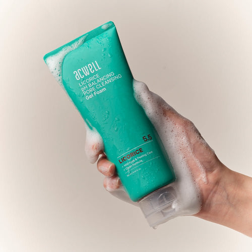 ACWELL Licorice Water pH Balancing Gentle Hydrating Cleansing Foam Brand New - K-Beauty Billy | Korean Skincare & Cosmetics