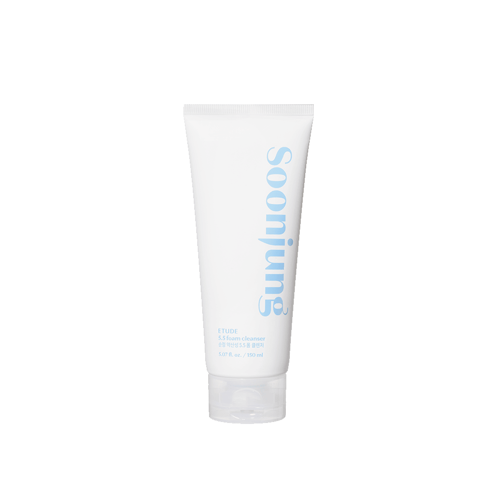 ETUDE SoonJung pH 5.5 Foam Cleanser 150ml Soothing Skin Barrier Korean Skincare - K-Beauty Billy | Korean Skincare & Cosmetics