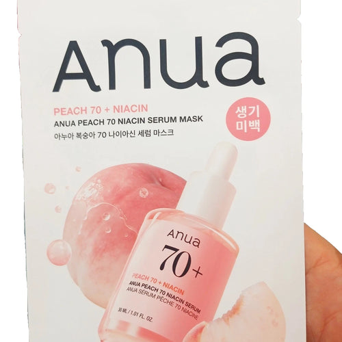 ANUA Peach 70+ Niacinamide Serum Mask