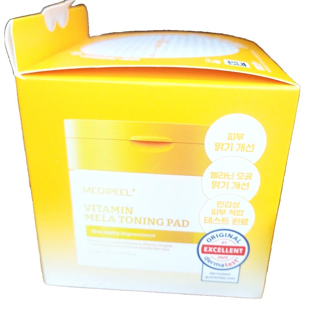 MEDIPEEL Vitamin Mela Toning Pad 50 Pads 140ml Brightening Exfoliating k-beauty - K-Beauty Billy | Korean Skincare & Cosmetics