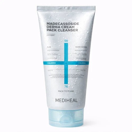 Mediheal Madecassoside Cream-to-Foam Pack Cleanser 120ml – Pore & Barrier Care - K-Beauty Billy | Korean Skincare & Cosmetics