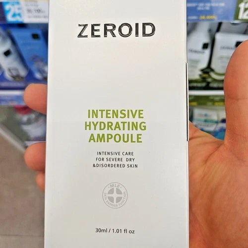 ZEROID Intensive Hydrating Ampoule 50ml – Ceramide Barrier Repair Serum K-Beauty - K-Beauty Billy | Korean Skincare & Cosmetics